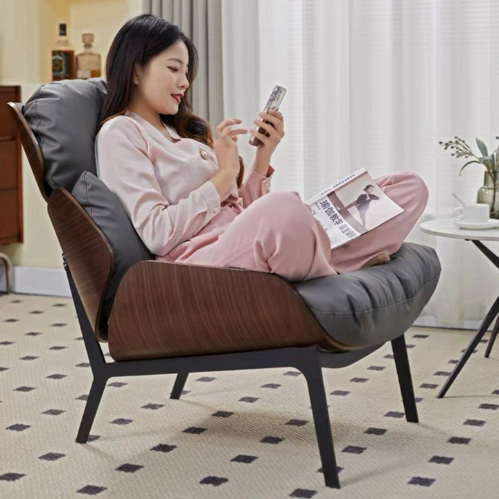 MEGAN Modern Leather Armchair