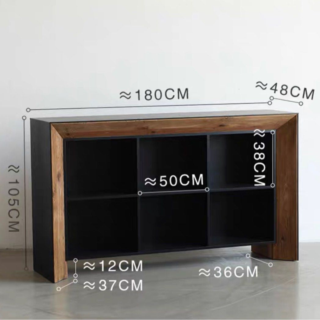 KERARO Modern Ash Wood Sideboard