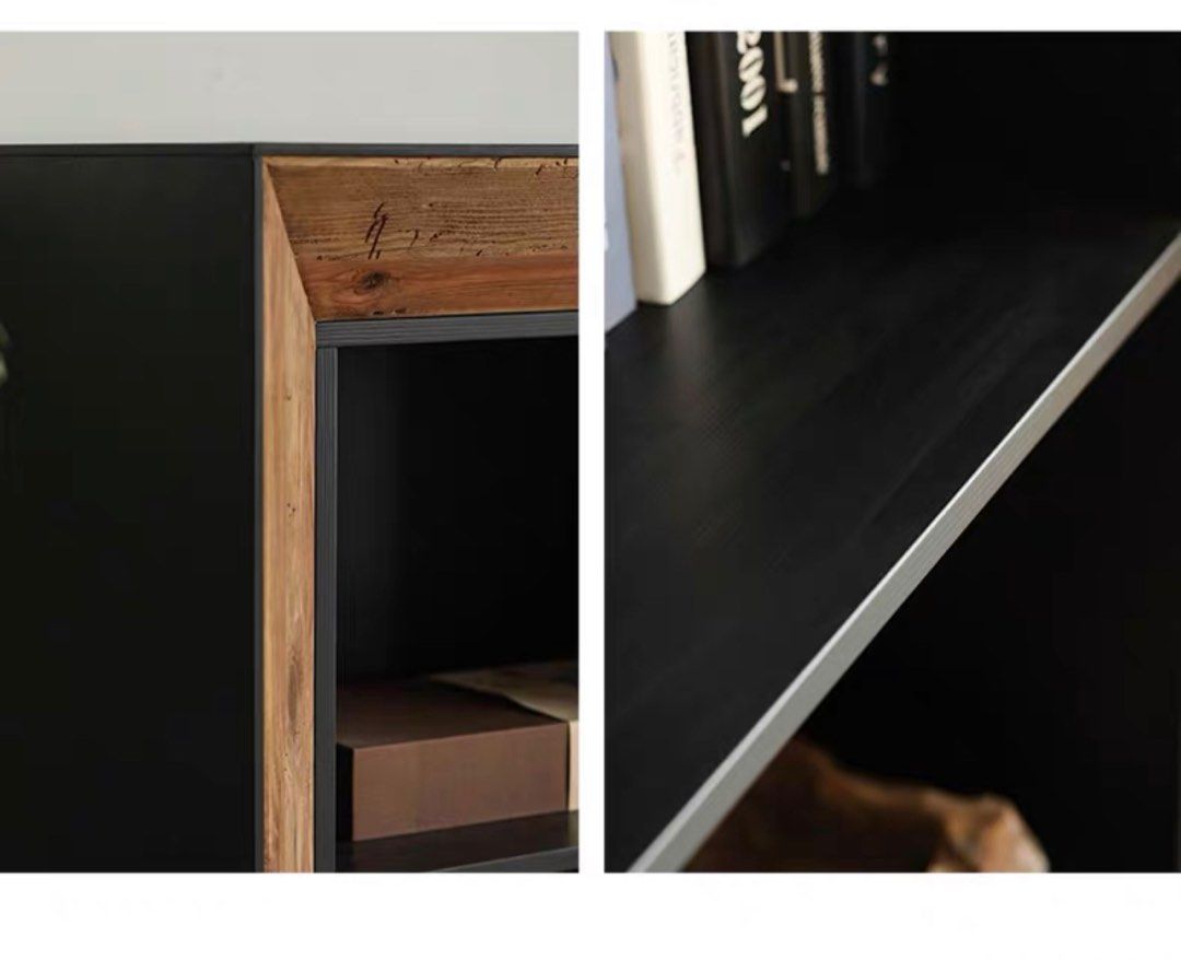 KERARO Modern Ash Wood Sideboard
