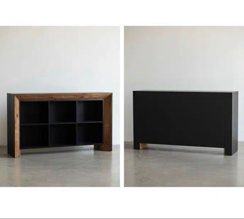 KERARO Modern Ash Wood Sideboard