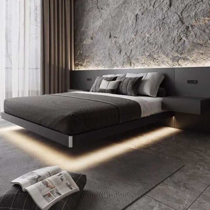 KALVIN Luxurious Floating LED Bedframe