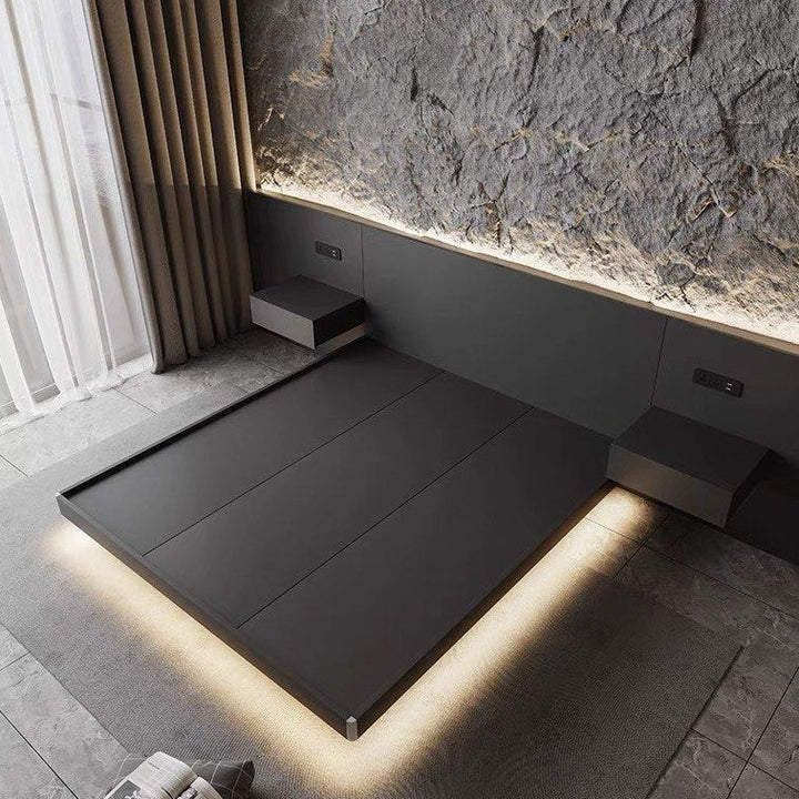 KALVIN Luxurious Floating LED Bedframe