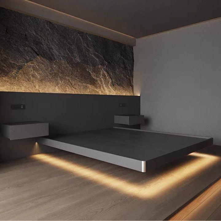 KALVIN Luxurious Floating LED Bedframe