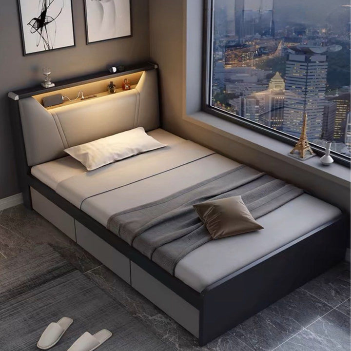 KALZE Modern Storage Bedframe