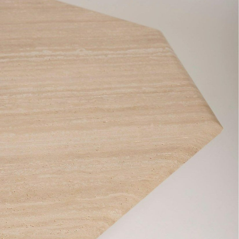 JULIET Modern Travertine Dining Table