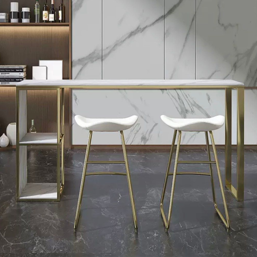 HERZ Modern Marble Bar Table & Stools