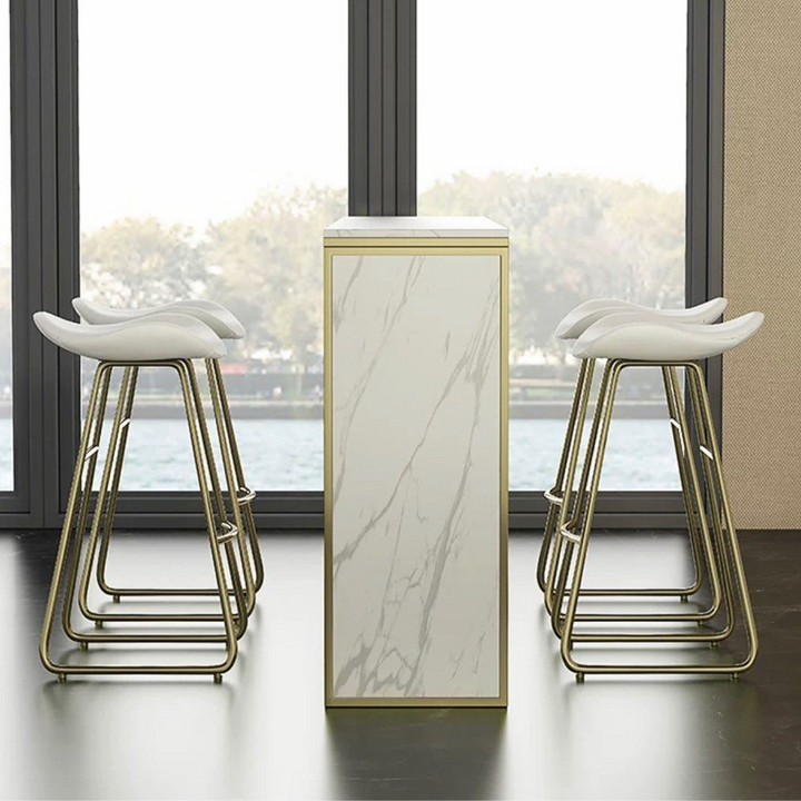 HERZ Modern Marble Bar Table & Stools