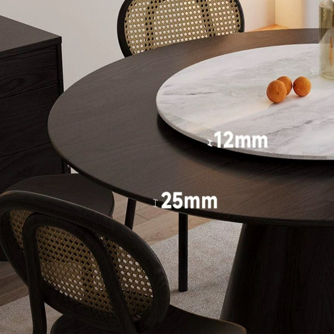 HUNTER Modern Solid Wood Round Dining Table