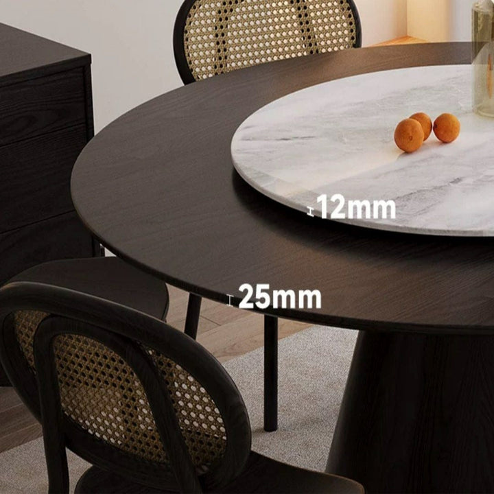 HUNTER Modern Solid Wood Round Dining Table