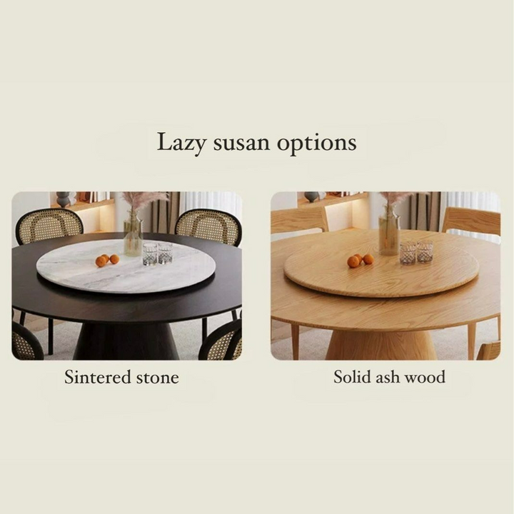 HUNTER Modern Solid Wood Round Dining Table