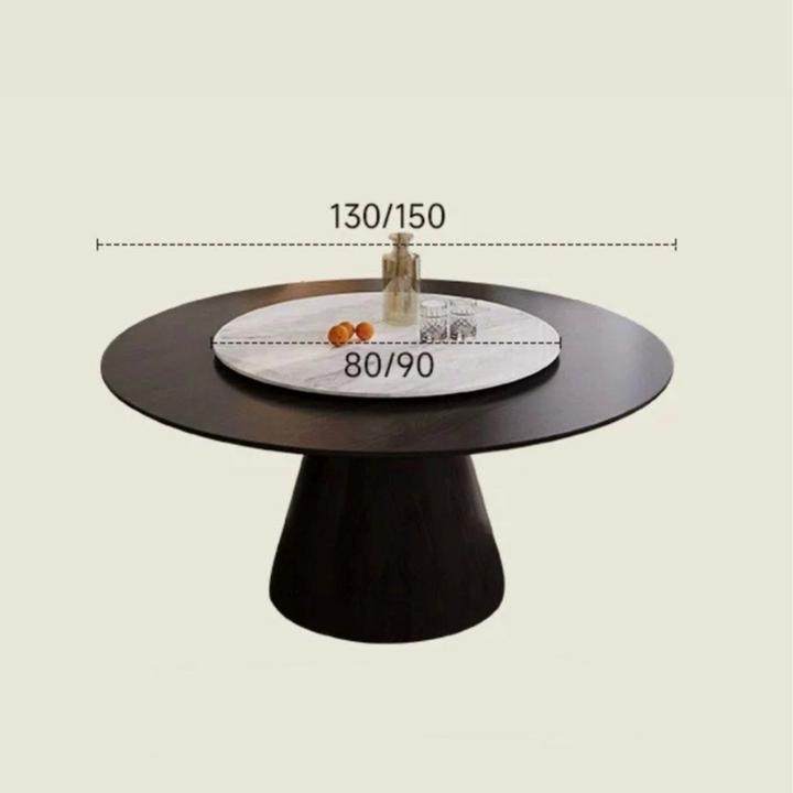 HUNTER Modern Solid Wood Round Dining Table