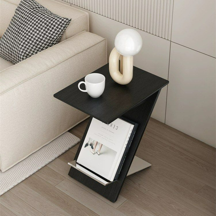 BATTY Modern Solid Wood Side Table