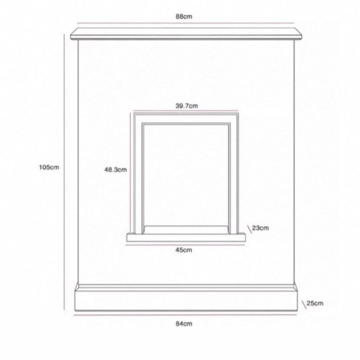 KASONOR Scandinavian Mantel Shelf