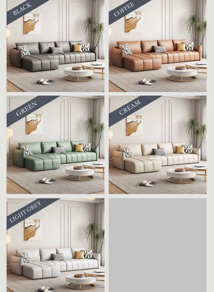 REMARIS Modern Leathaire Sofa
