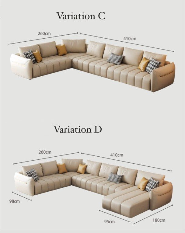 REMARIS Modern Leathaire Sofa