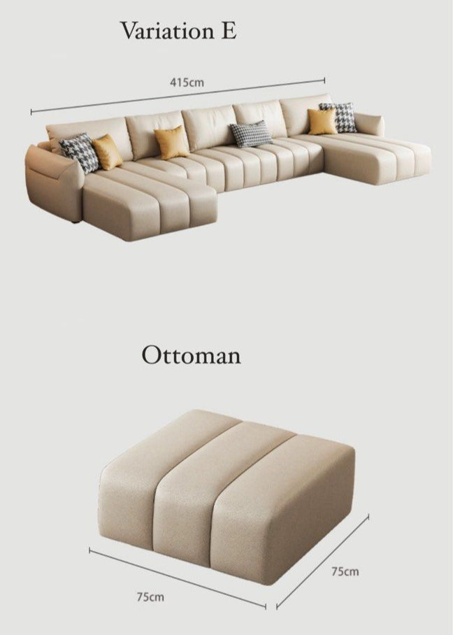 REMARIS Modern Leathaire Sofa