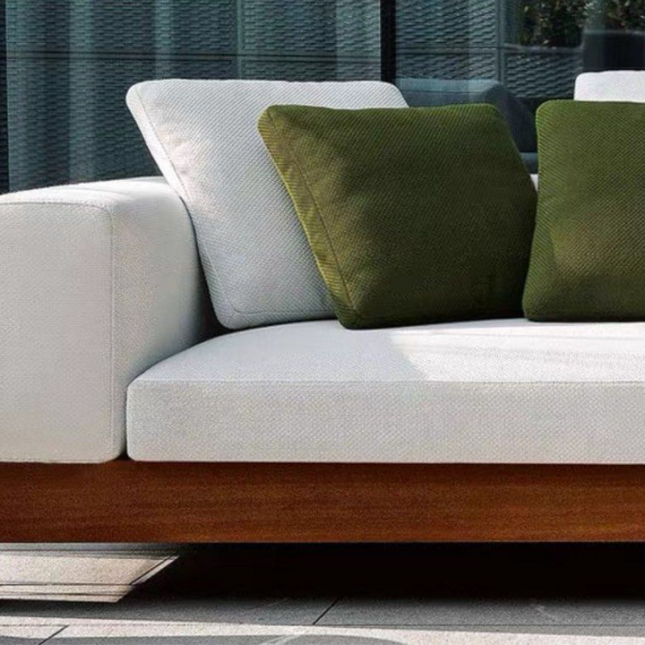 JUTTA Modern Teak Wood Outdoor Sofa & Chairs