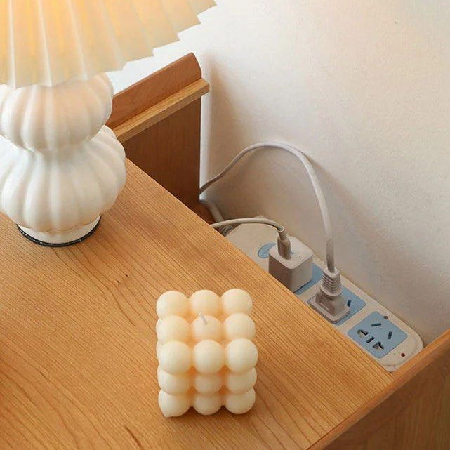 KEGGE Solid Wood Nightstand