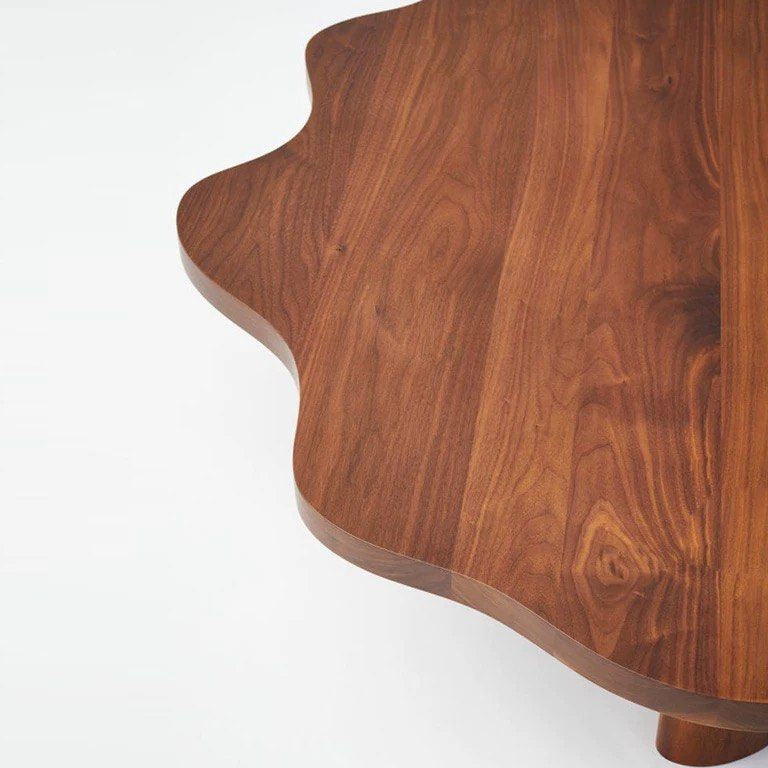 KELSHER Modern Solid Wood Coffee Table