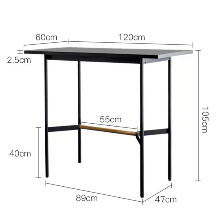 RAYSTON Modern Bar Table & Stools