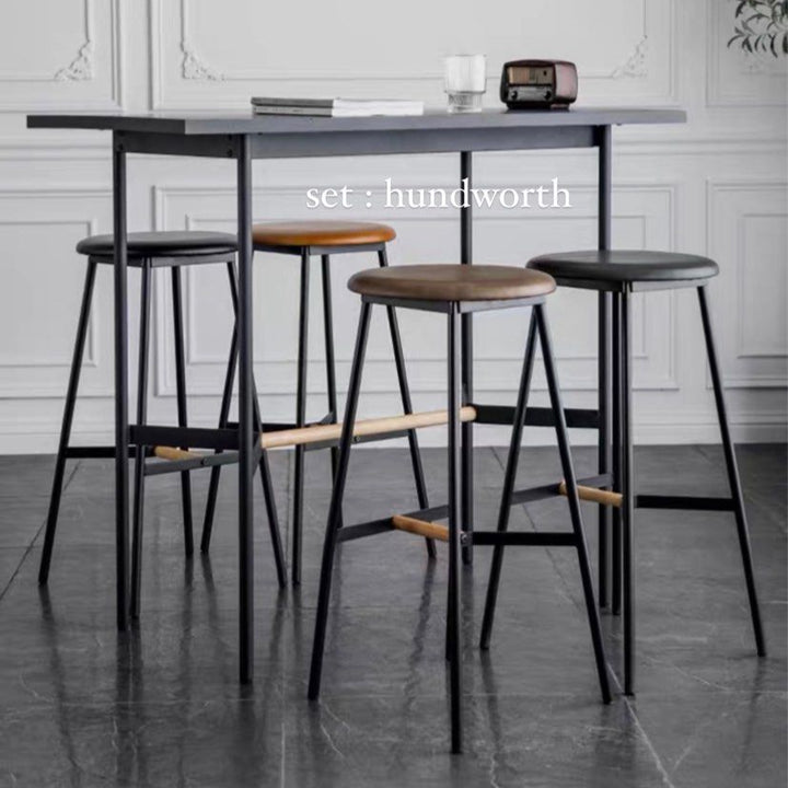RAYSTON Modern Bar Table & Stools