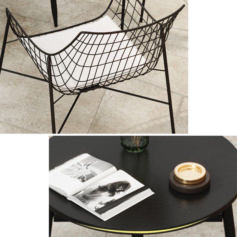 MILLIE Modern Outdoor Steel Mesh Chair