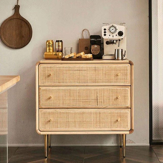 ALKINOOS Solid Wood Drawer Chest