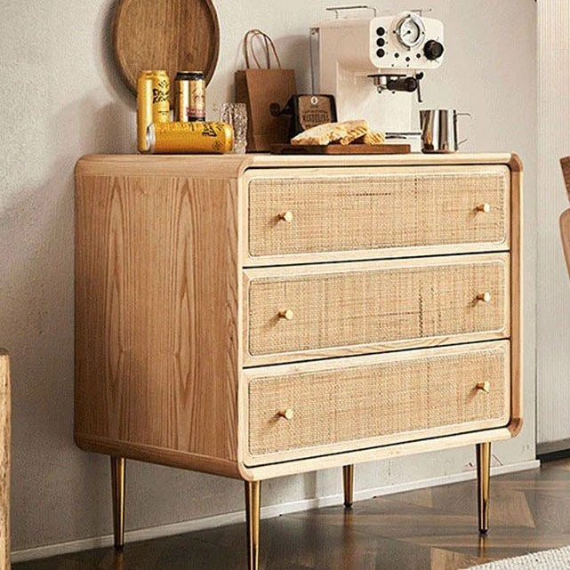 ALKINOOS Solid Wood Drawer Chest
