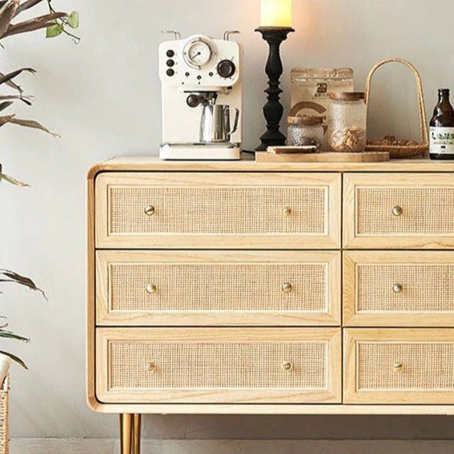 ALKINOOS Solid Wood Drawer Chest