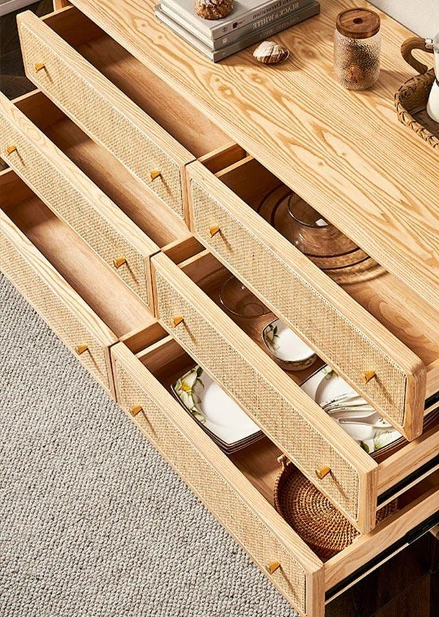 ALKINOOS Solid Wood Drawer Chest