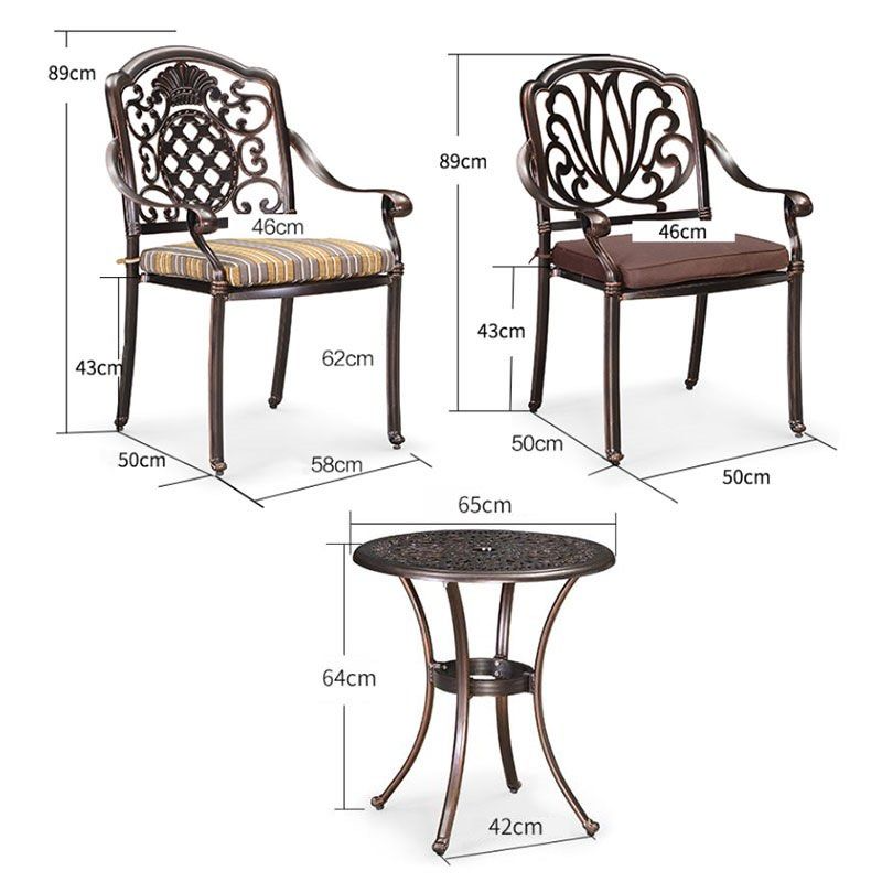 GENJE Outdoor Chair & Table Set