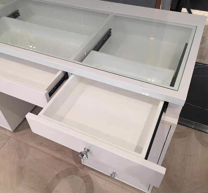 KESS Hollywood Spotlight Vanity Table