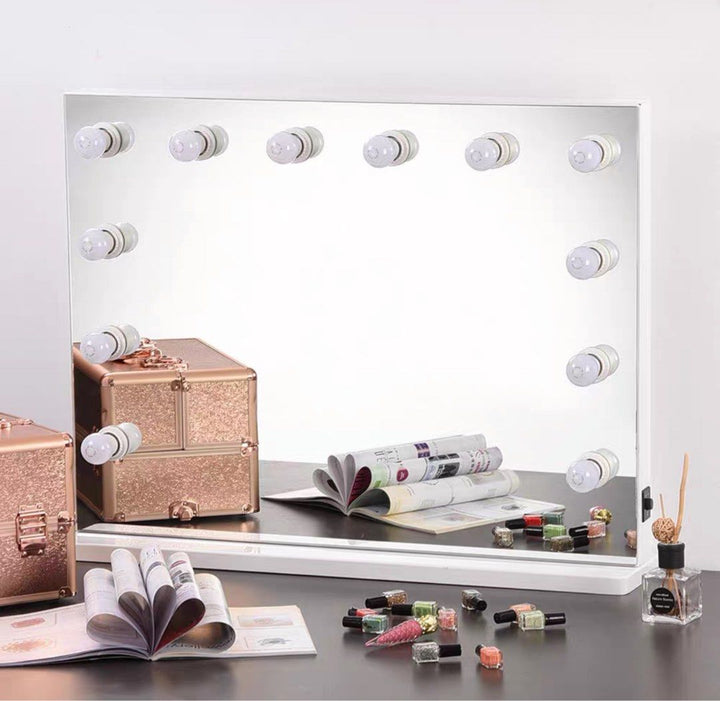 KESS Hollywood Spotlight Vanity Table