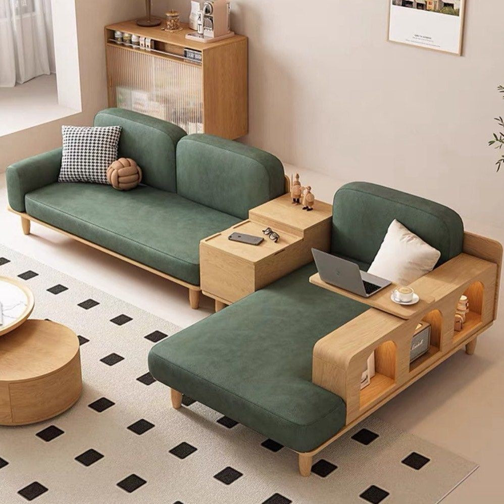 KAZASHI Japandi Fabric Sofa