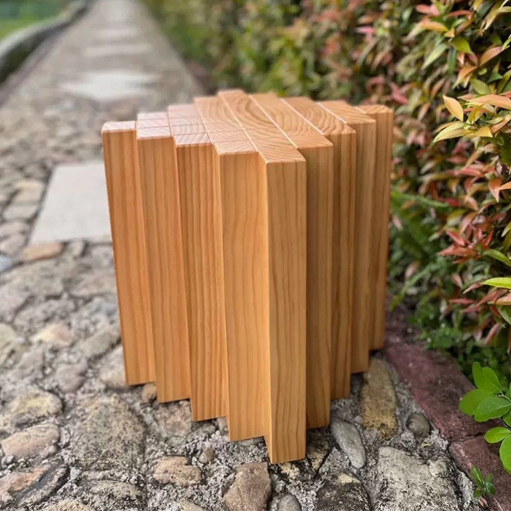 RON Modern Solid Wood Side Table