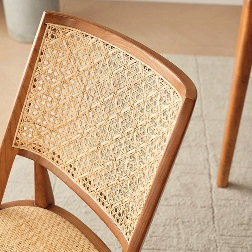GARGAN Rustic Rattan Dining Chair