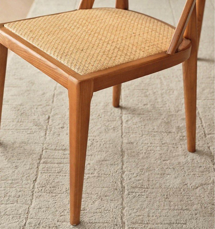 GARGAN Rustic Rattan Dining Chair