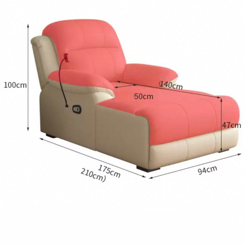 BAYS Modern Electric Recliner Lounge Sofa Bed