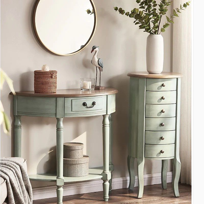 TAURUS Semicircle Hallway Console Table