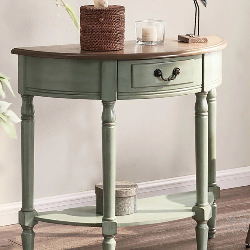 TAURUS Semicircle Hallway Console Table