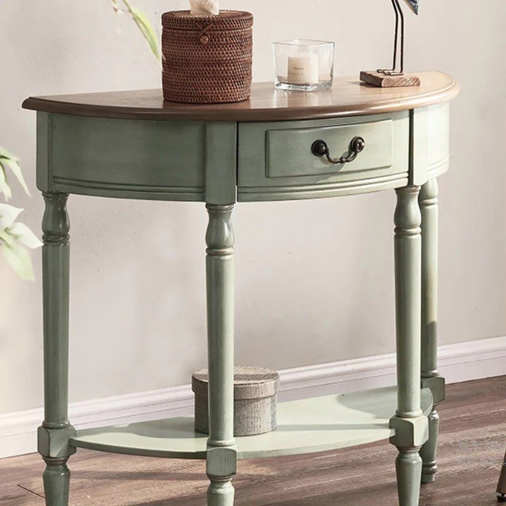 TAURUS Semicircle Hallway Console Table