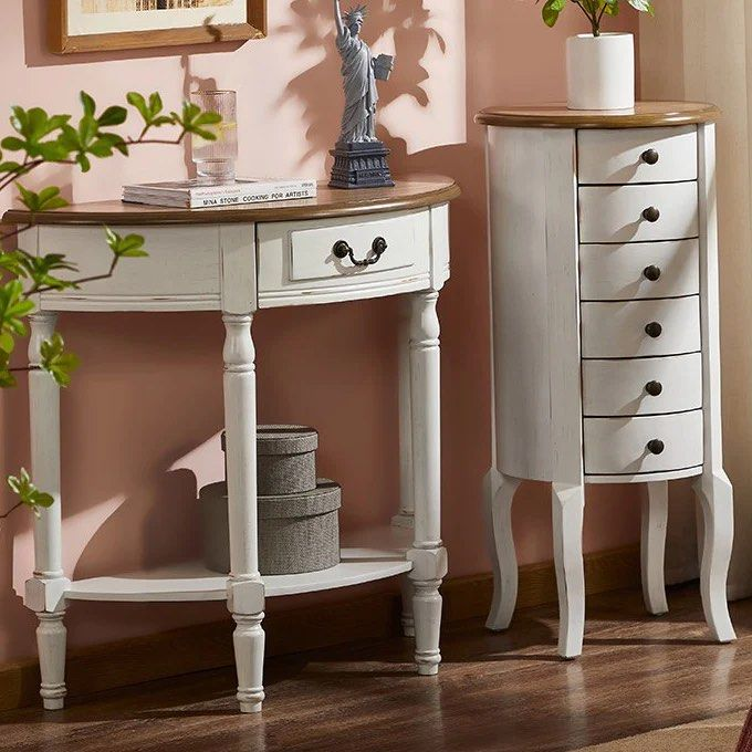 TAURUS Semicircle Hallway Console Table