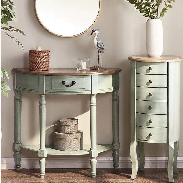 TAURUS Semicircle Hallway Console Table