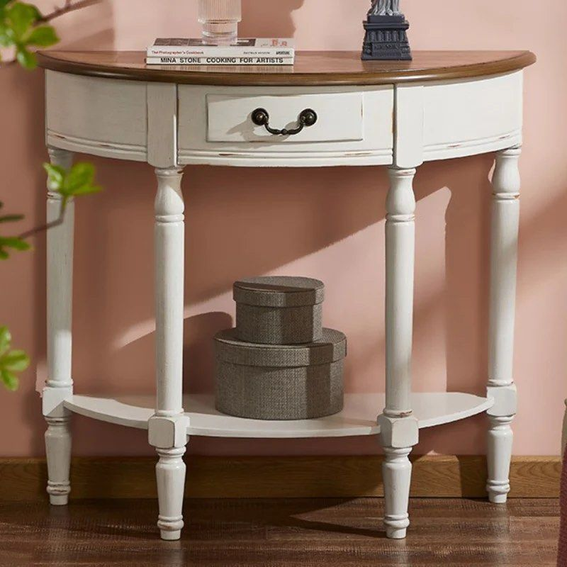 TAURUS Semicircle Hallway Console Table