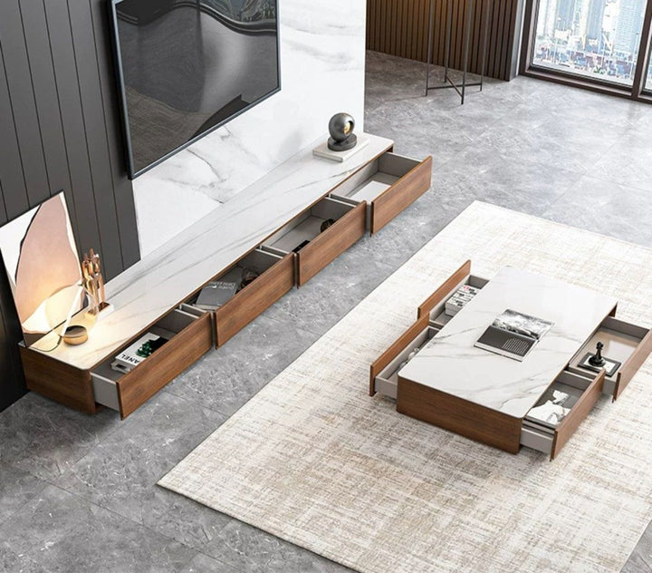 BALOR Modern TV Console & Coffee Table