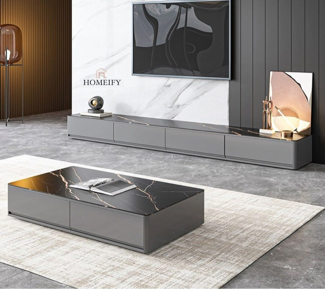 BALOR Modern TV Console & Coffee Table