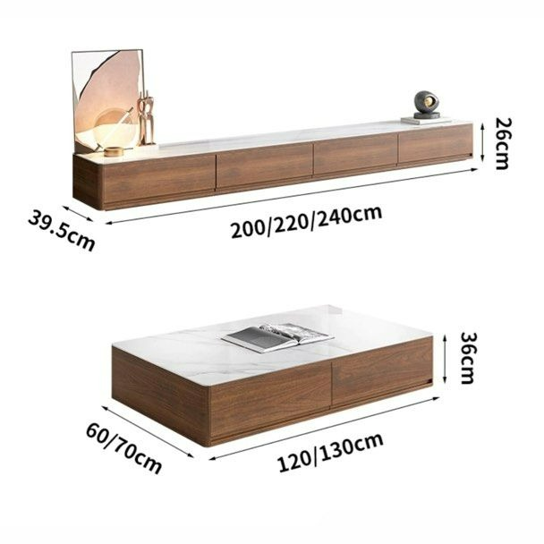 BALOR Modern TV Console & Coffee Table