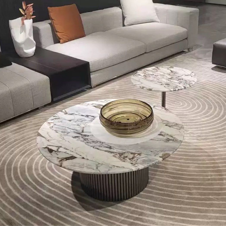 TIORA Modern Round Coffee Table