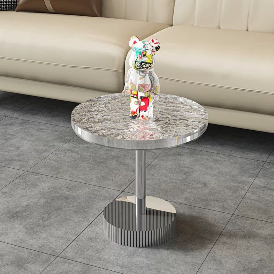 TIORA Modern Round Coffee Table