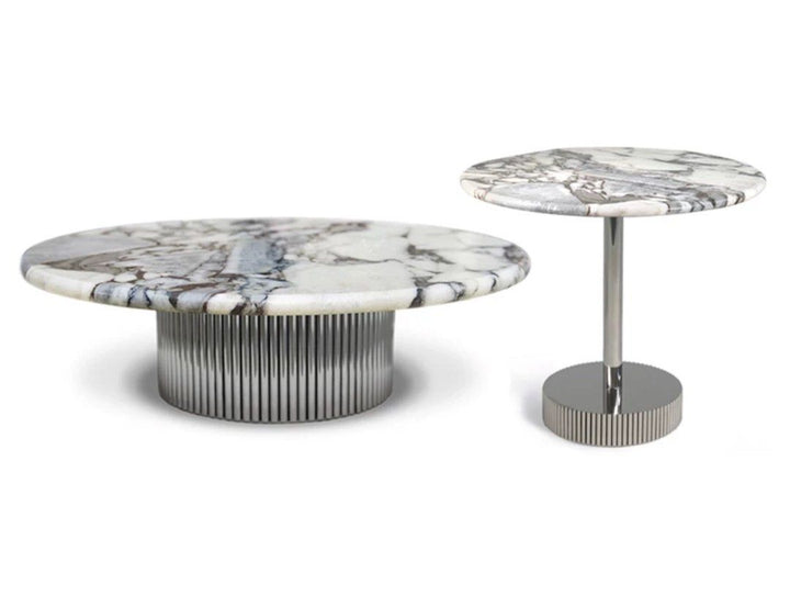 TIORA Modern Round Coffee Table